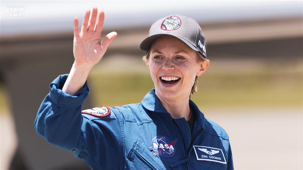 Velitelka mise Crew-11 Zena Cadrmanová (Zdroj: NASA)